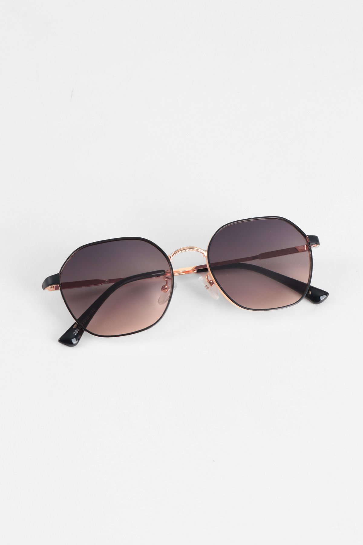 Oynx Oval Metal Güneş Gözlüğü - Degarde Çift Renkli Cam