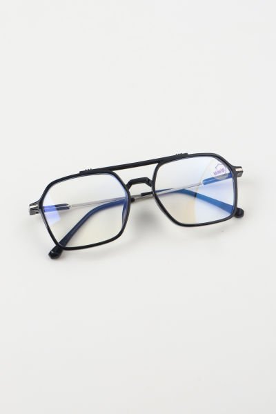 Gemma Cateye Mavi Işık Filtreli Koruyucu Gözlük - Siyah Çerçeve Blue block Cam