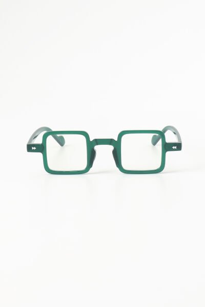 Barnaby Kare Tasarım Mavi Işık Koruyucu Gözlük - Yeşil