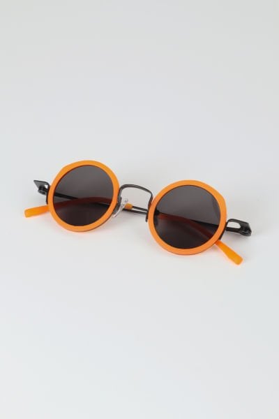 Pino Premium Yuvarlak Güneş Gözlüğü - Turuncu