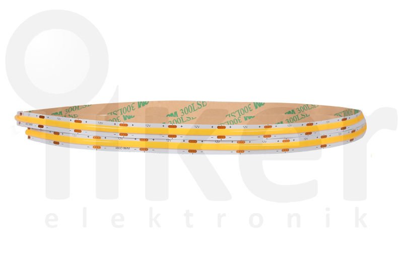 NATÜREL BEYAZ 4000K 480 LED 12V İÇ MEKAN COB ŞERİT LED