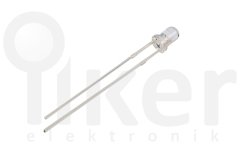 500 Adet HI-LED 5MM YEŞİL 20MA ROUND LED 60 DERECE