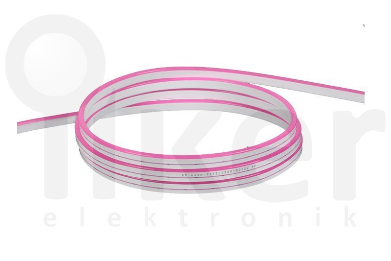 1 CM KESİLEBİLEN PEMBE NEON LED 12V 6MM