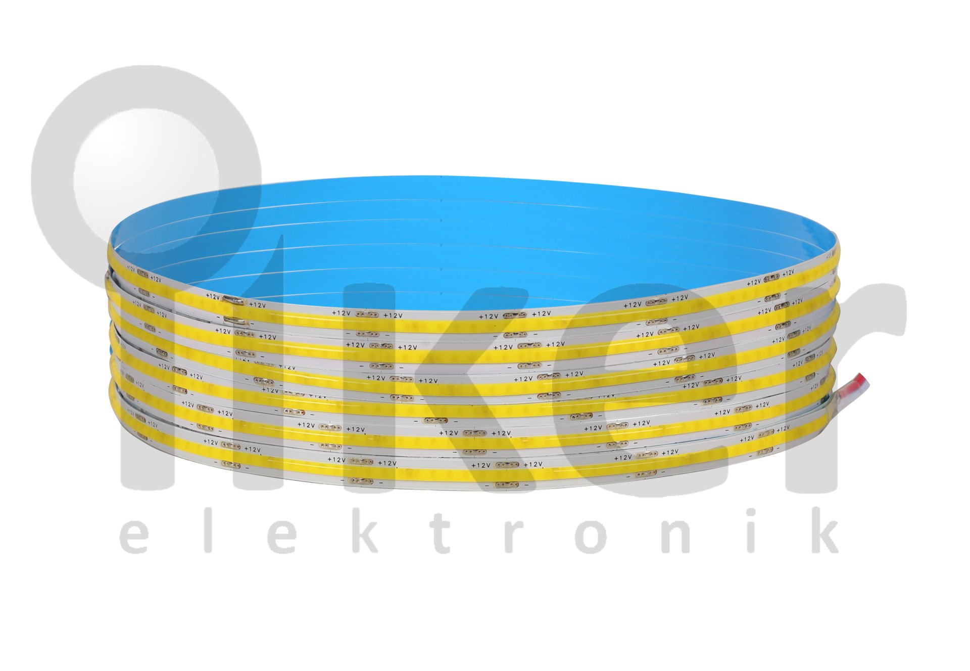 NATÜREL BEYAZ 4000K 252 LED 12V İÇ MEKAN COB ŞERİT LED