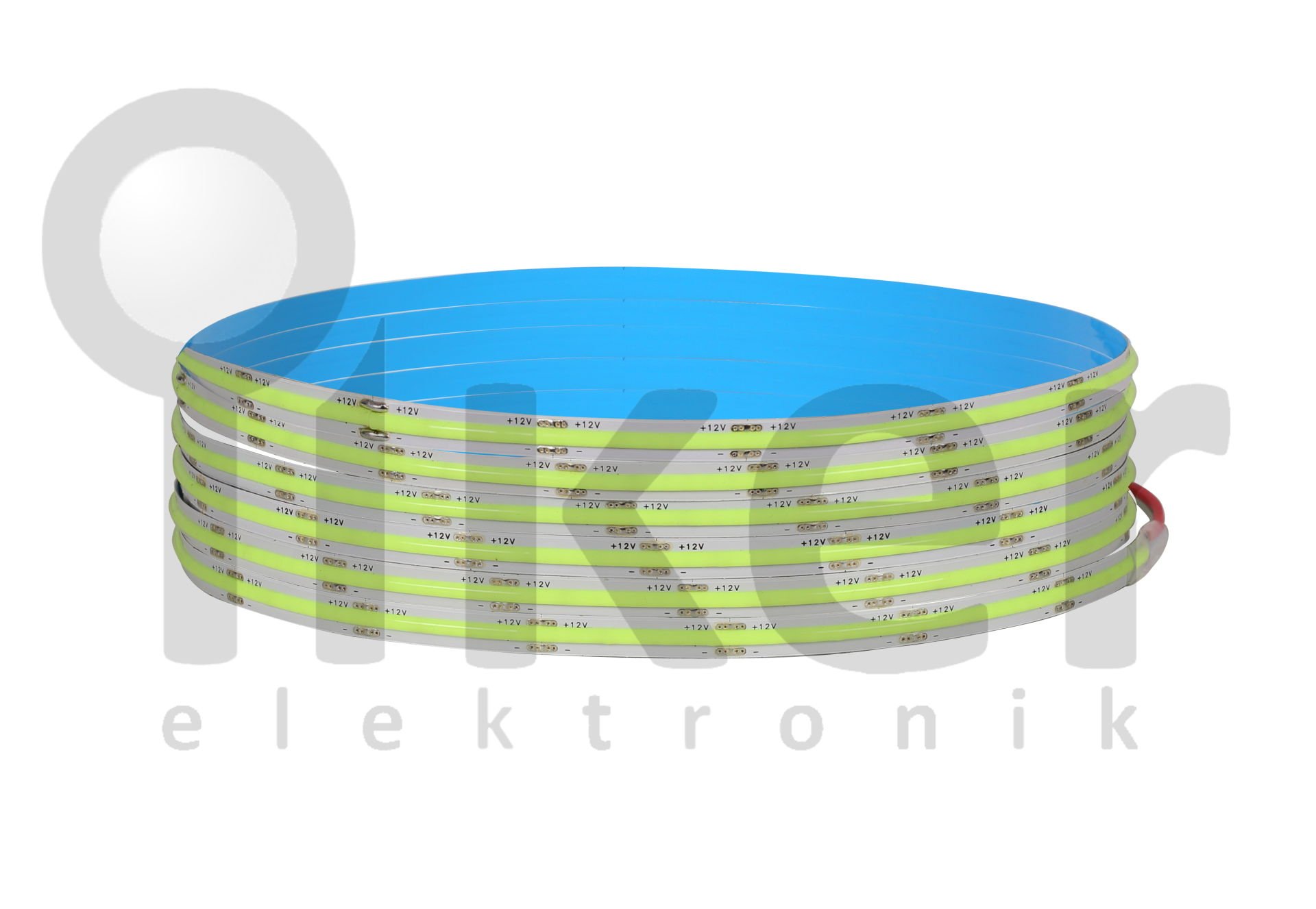 YEŞİL 252 LED 12V İÇ MEKAN COB ŞERİT LED