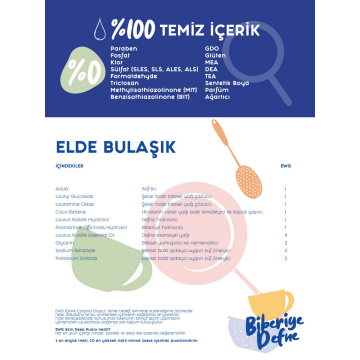 Elde Bulaşık Sabunu -Biberiye Defne- 600 ml