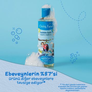 Childs Farm Organik Ahududu Özlü Çocuk Banyo Köpüğü 250ml