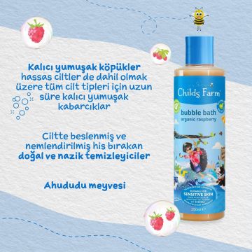 Childs Farm Organik Ahududu Özlü Çocuk Banyo Köpüğü 250ml