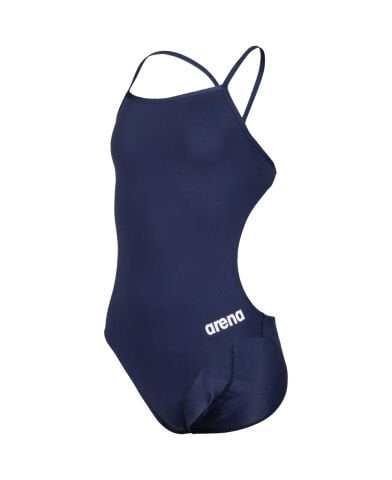 GIRL'S TEAM SWIMSUIT CHALLENGE SOLID KIZ ÇOCUK YÜZÜCÜ MAYOSU /NAVY