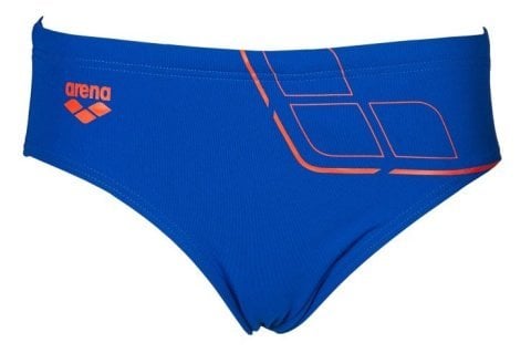 B ESSENTIALS JR BRIEF ERKEK ÇOCUK YÜZÜCÜ MAYOSU / NEON BLUE-NECRATIRINE