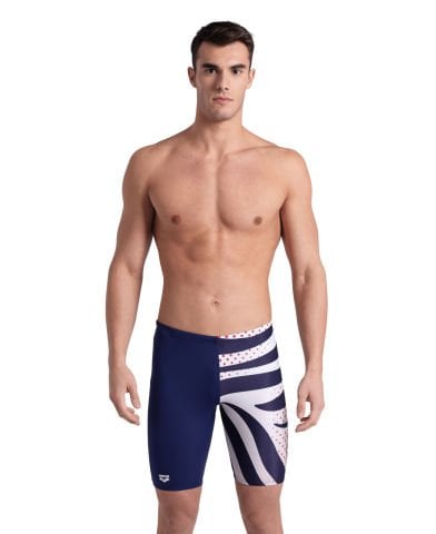 MEN'S ARENA MULTI STRIPES SWIM JAMMER/NAVY-MULTI ERKEK MAYOSU