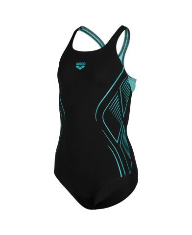 GIRL'S ARENA REFLECTING SWIMSUIT SWIM PRO/NAVY