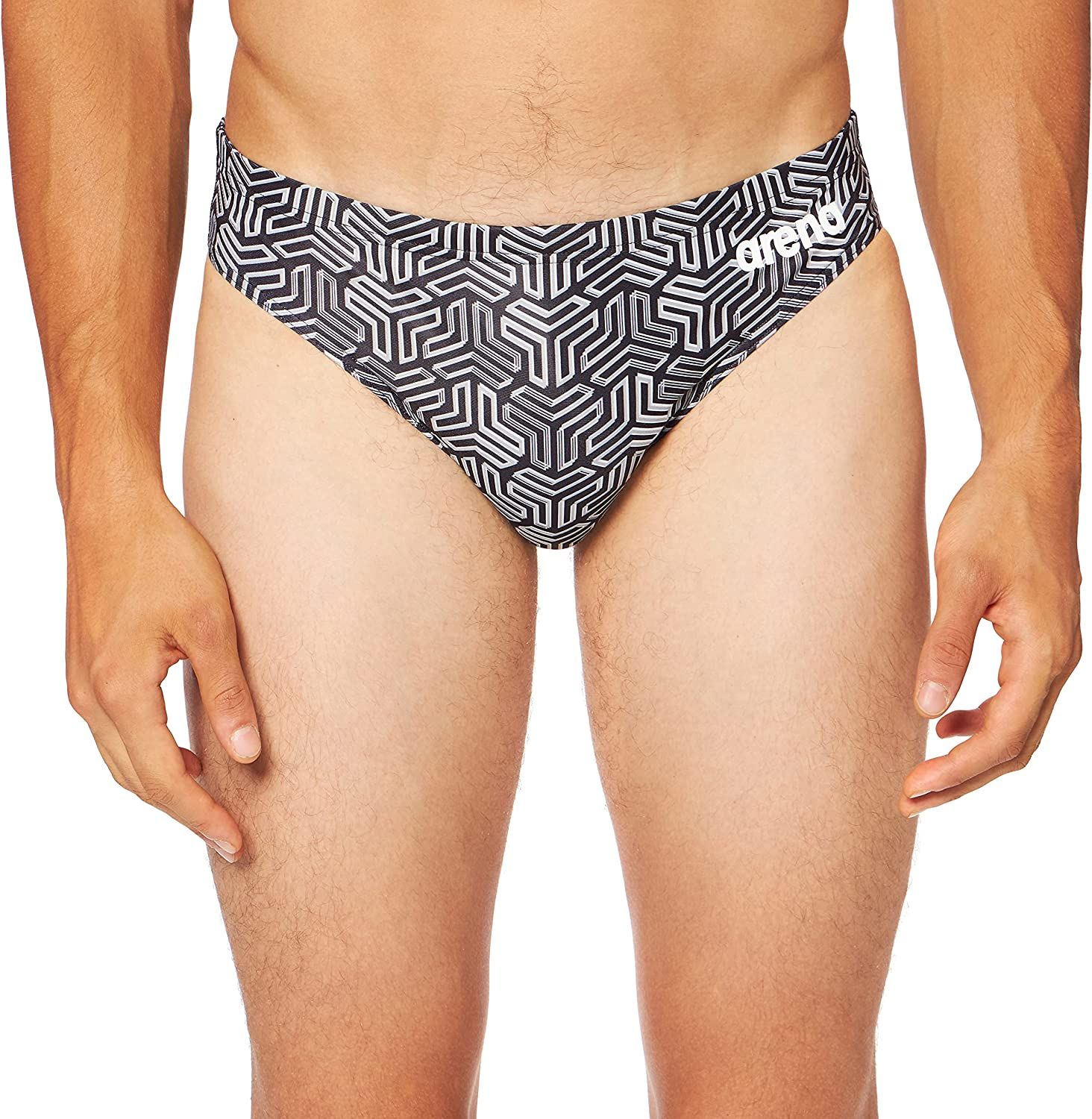 M KIKKO BRIEF ERKEK YÜZÜCÜ MAYOSU/BLACK-MULTI BLACK