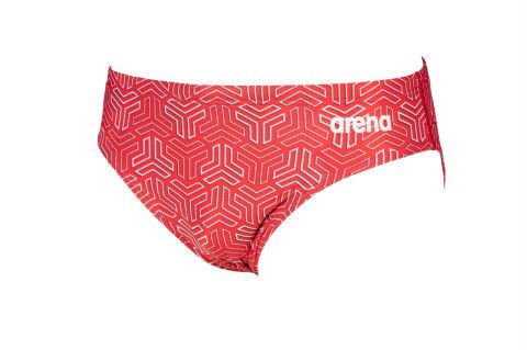 M KIKKO BRIEF ERKEK YÜZÜCÜ MAYOSU/RED-MULTI RED