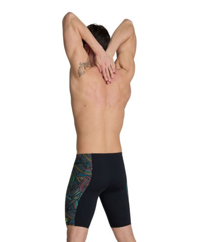 MEN'S ARENA OVERVIEW SWIM JAMMER/BLACK-BLACK MULTI