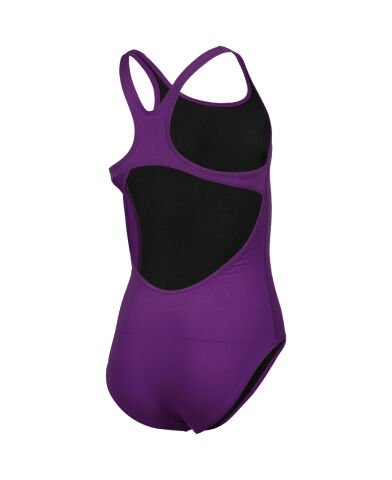 GIRLS TEAM SWIMSUIT SWIM PRO SOLID/PLUM-WHITE KIZ ÇOCUK MAYOSU