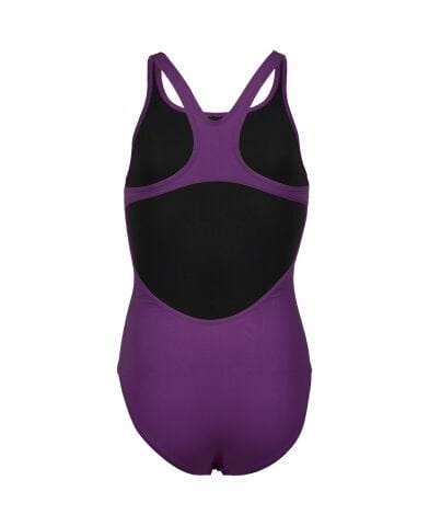 GIRLS TEAM SWIMSUIT SWIM PRO SOLID/PLUM-WHITE KIZ ÇOCUK MAYOSU