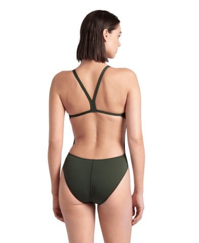 WOMEN'S TEAM SWIMSUIT CHALLANGE SOLID/ DARK SAGE KADIN MAYOSU