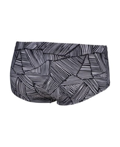 MEN'S ARENA OVERVIEW SWIM LOW WAIST SHORT / WHITE MULTI