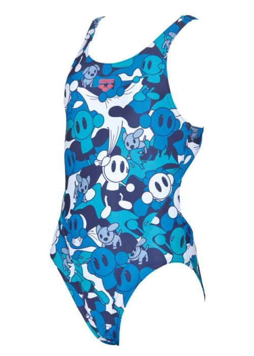 G CAMO KUN JR SWIM TECH JR KIZ ÇOCUK YÜZÜCÜ MAYOSU/ NAVY