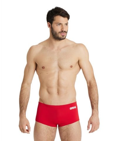 MEN'S TEAM SWIM LOW WAIST SHORT SOLID/RED (F50/4-5 yaş, F55/6-7, F60/8-9 yaşa uygundur)