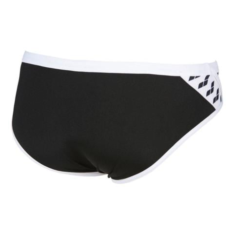 M TEAM STRIPE BRIEF ERKEK YÜZÜCÜ MAYOSU /   BLACK WHITE