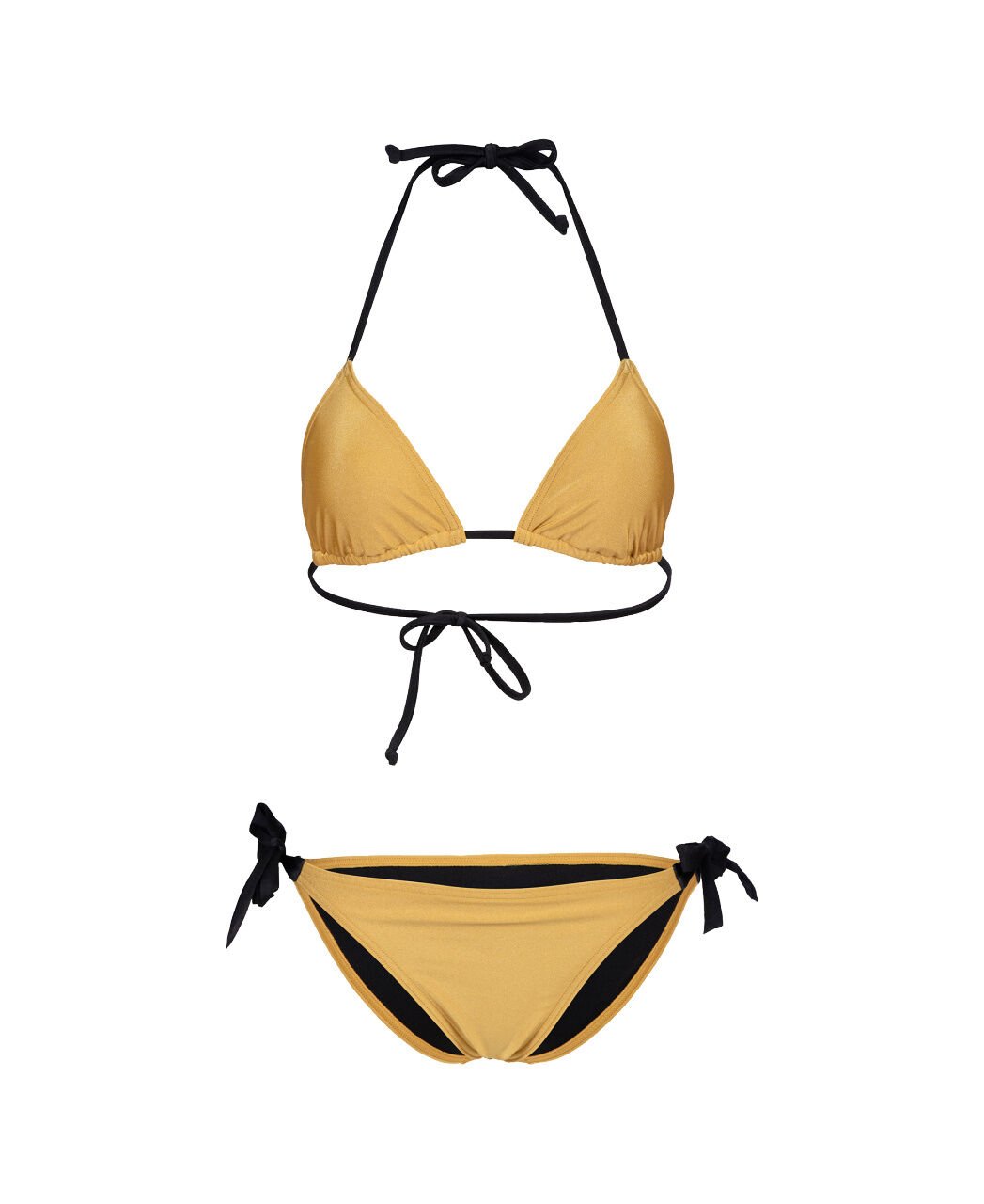 W ARENA 50TH SHINY GOLD BIKINI TRIANGLE/ YÜZÜCÜ BİKİNİSİ