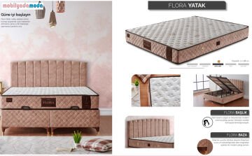 Yatak Odası & Baza Başlık Set - Moda Flora