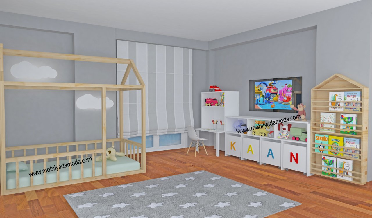 Montessori Çocuk Aktivite Odası, Kaan'ın Odası