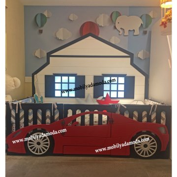 Araba Konseptli Montessori Bebek&Çocuk Odası