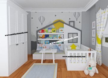 Sedirli Montessori Bebek&Çocuk Odası