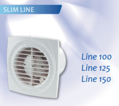 line-100,  95m³/h, 34db ince ön panel sinek telli  banyo fanları