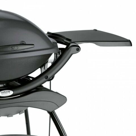 Weber Q 1400 Elektrikli Mangal Koyu Gri Stand ve Yan Tezgahlı