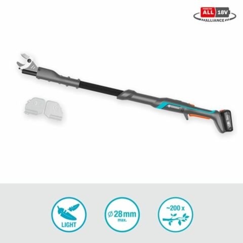 Gardena 14772-20 Akülü Yüksek Dal Makası EasyCut 110/18V P4A Set