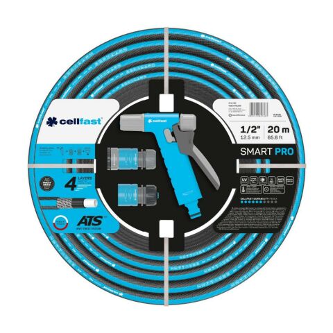 Cellfast Smart Pro ATS Bahçe Sulama Hortumu Seti 1/2'' 20 m