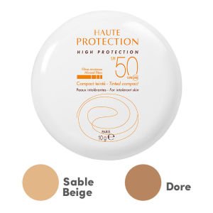 Avene SPF 50 Renkli Güneş Koruyucu Compact Krem Fondöten 10 gr Sable Beige