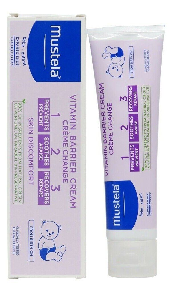 Mustela Vitamin Barrier 1-2-3 Pişik Kremi 50 Ml