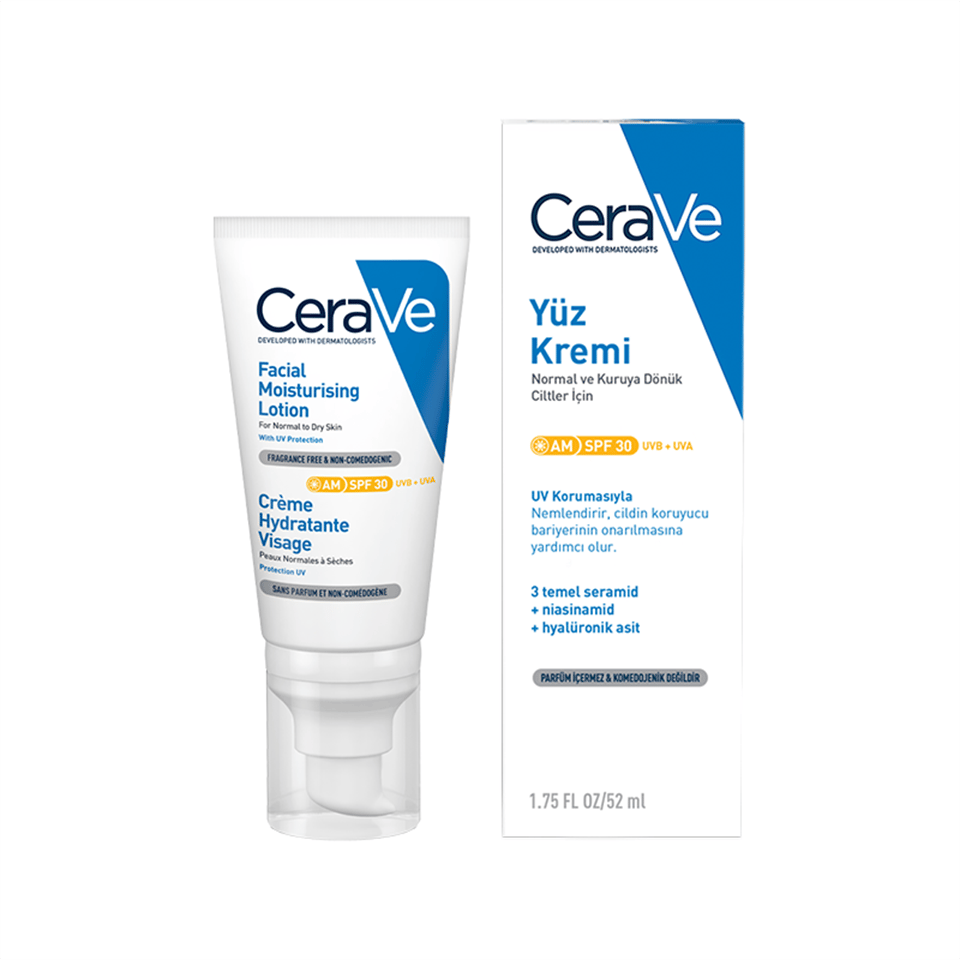 CERAVE YÜZ KREMİ 30 SPF 52 ML