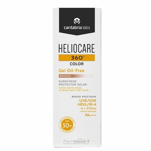 Heliocare 360 Gel Oil Free Bronze Spf 50 50 Ml