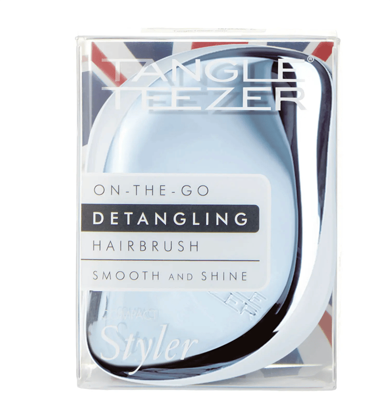 Tangle Teezer Compact Styler Baby Blue Chrome Saç Fırçası