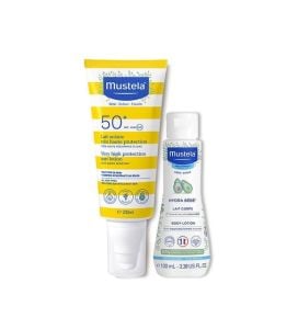 Mustela Very High Protection Sun Lotion SPF50+ 200ml+ Hydra Bebe Losyon Hediyeli!