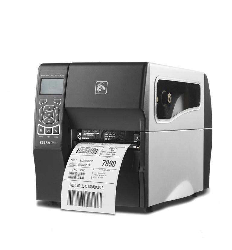 Zebra ZT230 (203DPI) Endüstriyel Barkod / Etiket Yazıcı