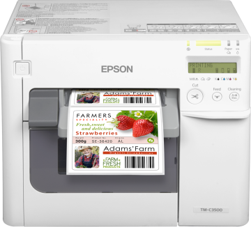 Epson ColorWorks C3500 Inkjet Renkli Etiket Yazıcı