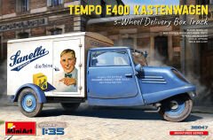MiniArt Tempo E400 Kastenwagen 3 Tekerlekli, Kapalı Kasa Sevkiyat Aracı