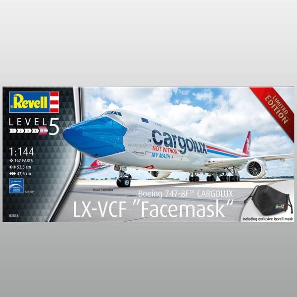 Boeing 747-8F CARGOLUX LX-VCF ''Facemask''