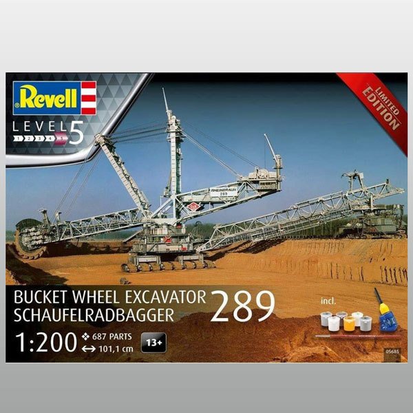 Bucket Wheel Excavator Schaufelradbagger 1/200 Ölçek