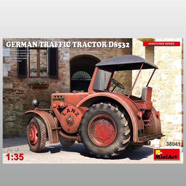 Alman Trafik Traktör D8532 Maket Traktör