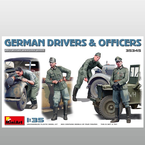 MiniArt Alman Şoför ve Memurlar