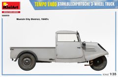 MiniArt Tempo E400 StahlblechPritsche 3 Tekerlekli Kamyon