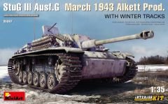 MiniArt StuG III Ausf. G Mart 1943 Alkett Prod Kış Paleti ile. Interior Kit